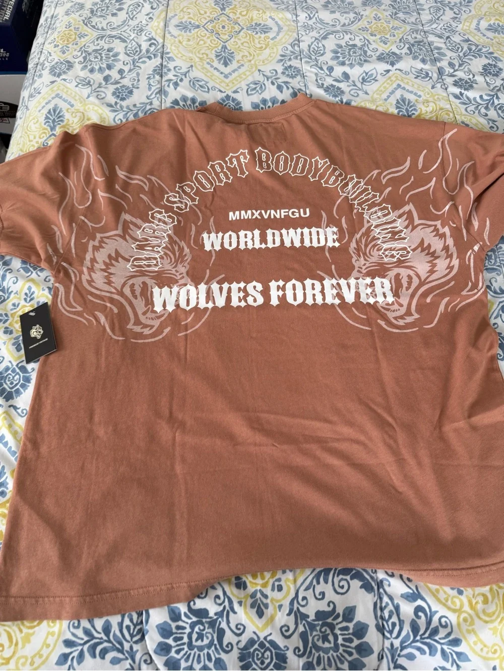Darc Sport Men’s Rust Brown Wolves Forever Short-Sleeve Tee - Picture 4 of 8